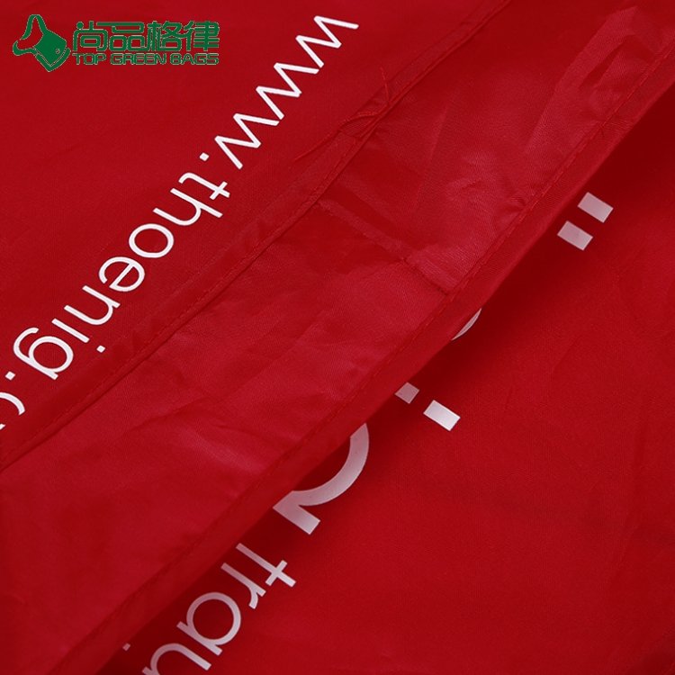 Customized polyester tote shopping bag reusable foldable bag (TP-FB202)
