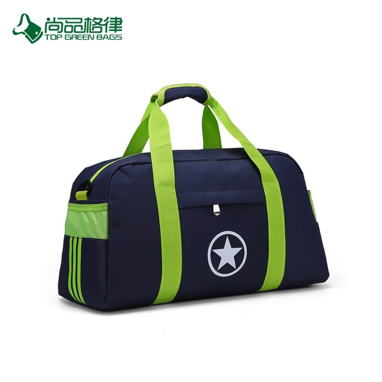 Promotion High Quality Custom Simplicity Polyester Waterproof Duffel Bag Sport Travel Bag Carrying Case