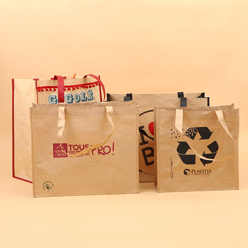 2019 Latest Fashion Eco-Friendly Extra Strong Takeaway Shopper Paper Bag
