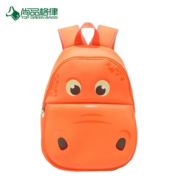 Top Quality Popular Lovely Hippopotamus Pattern Children Backpack Kids School Bag