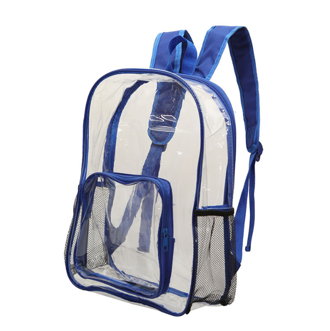 Customized Logo Plastic Transparent Waterproof PVC Bag Clear Backpack
