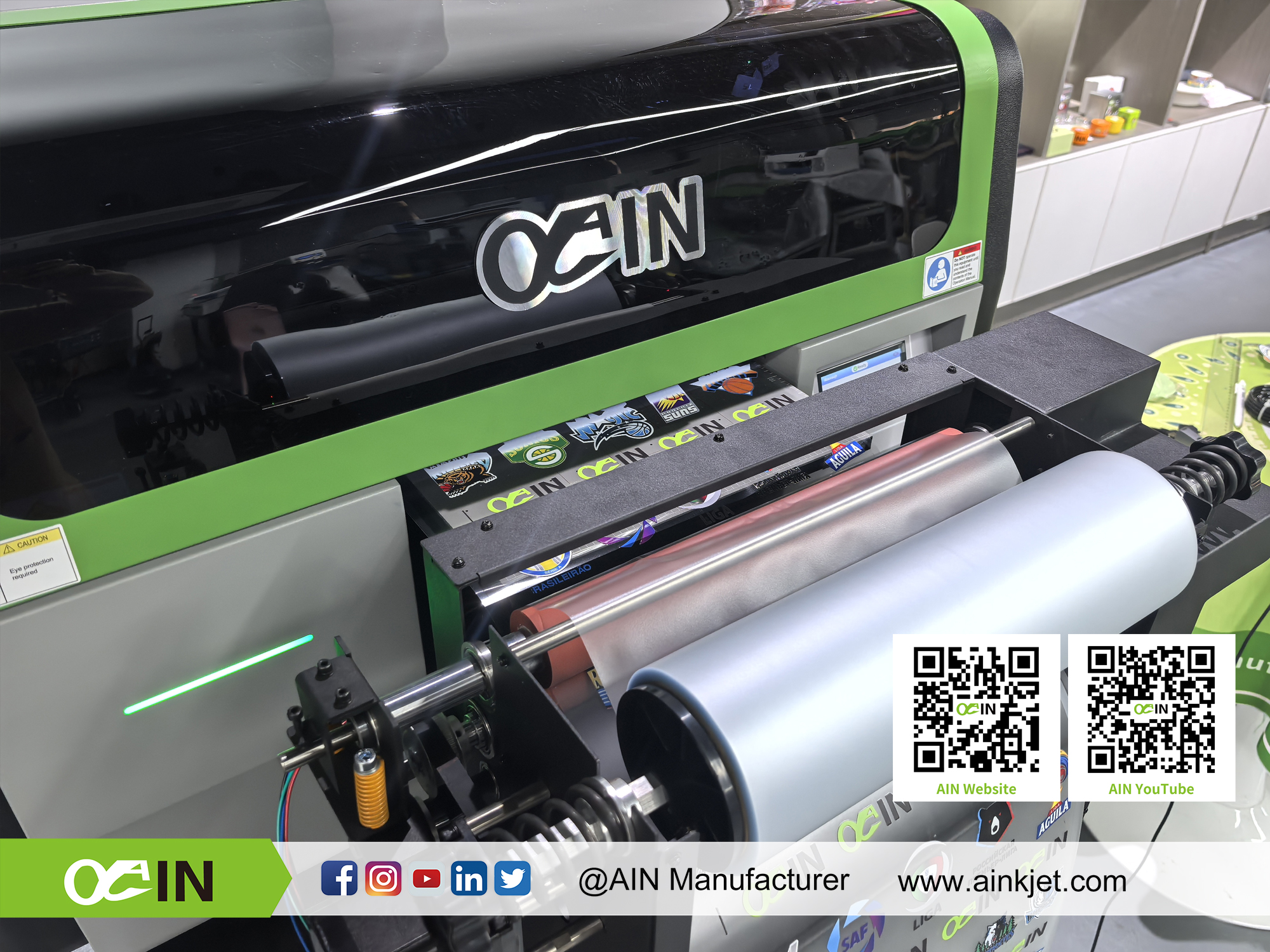 Impressora UV de rolo de mesa A301 DTF
