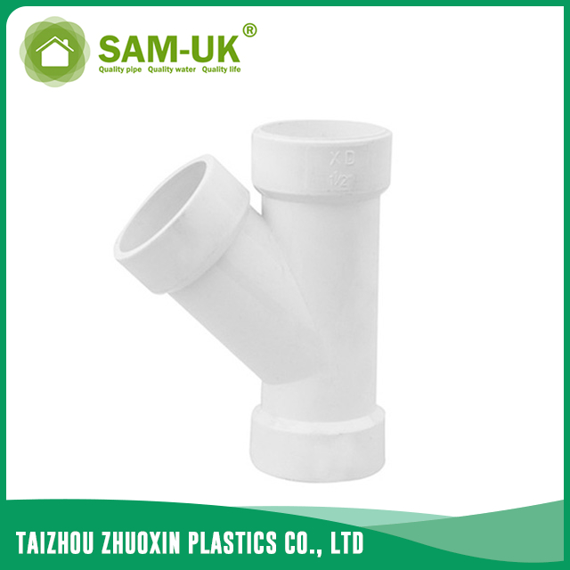 PVC WYE适合排水水ASTM D2665