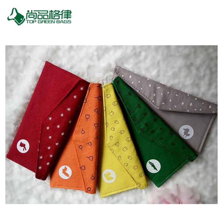 Newest Lovely Canvas Floral Fabric Wallet Purse Bags With Cmagnetic Snap Closure For Girls