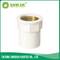 Acoplador femenino de cobre amarillo del PVC para el abastecimiento de agua GB/T10002.2