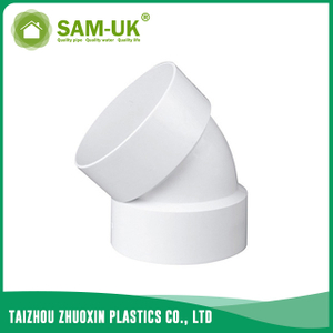 PVC DWV 45度弯管用于排水水ASTM D2665