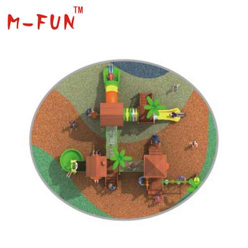 wooden train playground for sale from China manufacturerIndoor