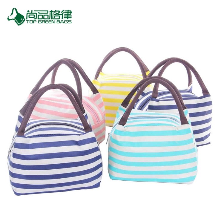 2017 Customize Stripe Pattern Simple Style Small Lunch Bag