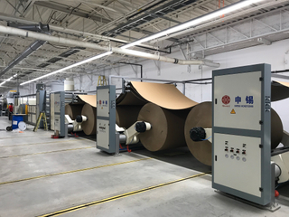 Máquina para fabricar papel de nido de abeja cola de pegamento