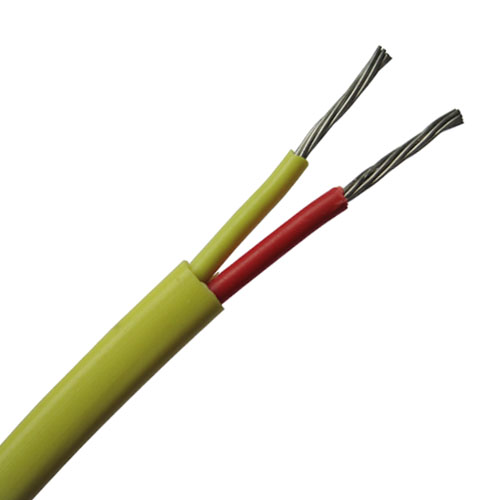 PVC insulated thermocouple wire and thermocouple extension wire--Single pair, flat