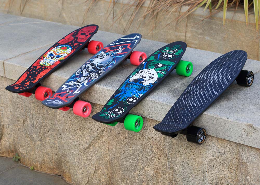 Merkapa Skull Designs Complete 22 Skateboard Black Buy Skateboard Penny Skateboard Skateboard Deck Product On Shenzhen Merkapa E Commerce Co Ltd