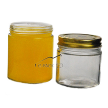 Cylinder Glass Honey Jars