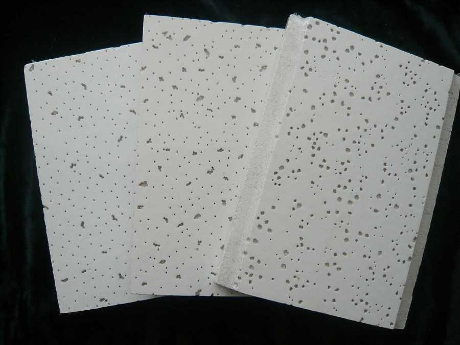 Mineral Wool Fiber Ceiling Tiles 595X595mm, 600X600mm