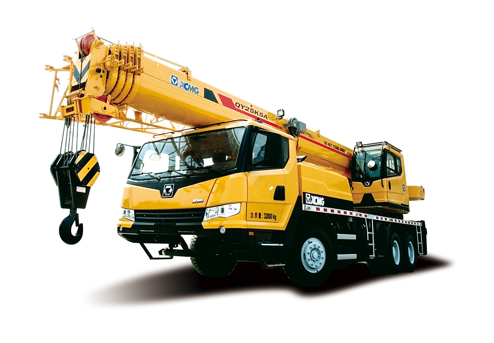 XCMG 25 ton mobile truck mounted telescopic crane QY25K5A