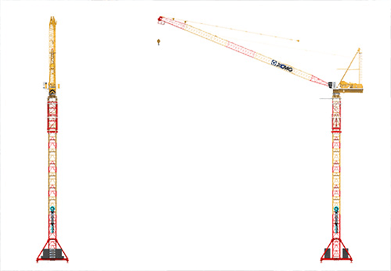 XGTL luffing tower crane