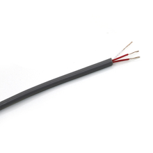 Silicone rubber insulated PT100 Rtd 3 wires RTD sensors extension wire