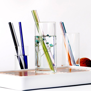 Reusable Drinking Borosilicate Glass Straws
