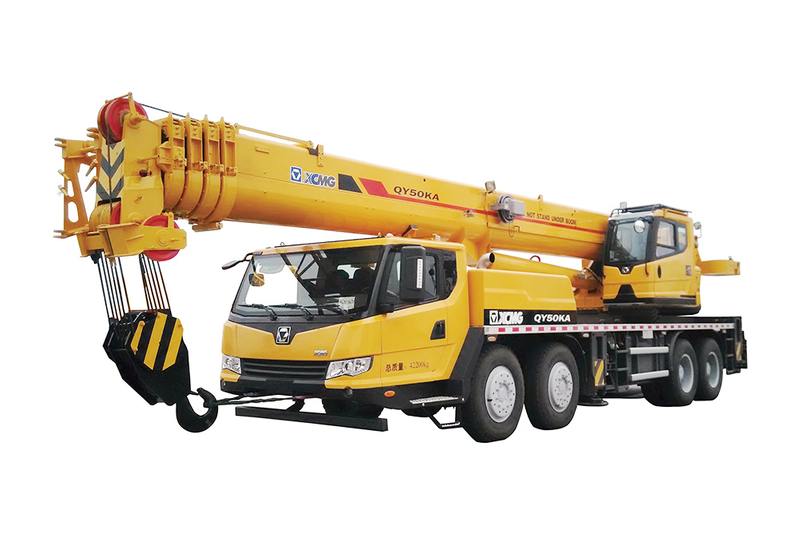 XCMG 50 ton electric jib boom crane truck QY50KA