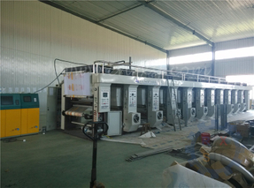 machine d'impression de rotogravure de 10 couleurs