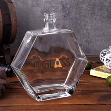 Hexagon Shape Glass Bottle with Guala Cap Finish