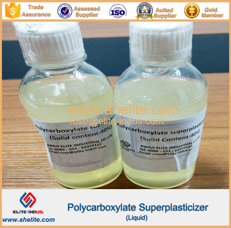 Superplastificante de policarboxilato de hormigón de alta gama líquido 40% 50%