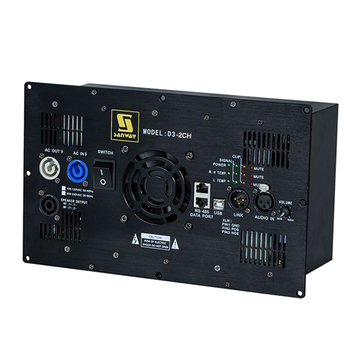 D3-2CH 1800W + 1800W Módulo amplificador de clase D de 2 canales con DSP