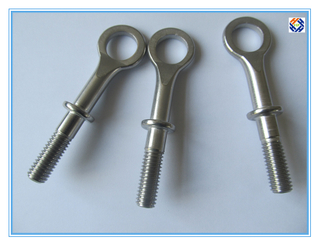 Eye bolt for cable clamps